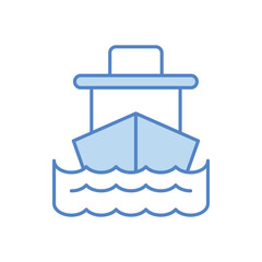 Ship  Icon vector stock illustration