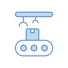 Manufacturing  Icon vector stock illustration