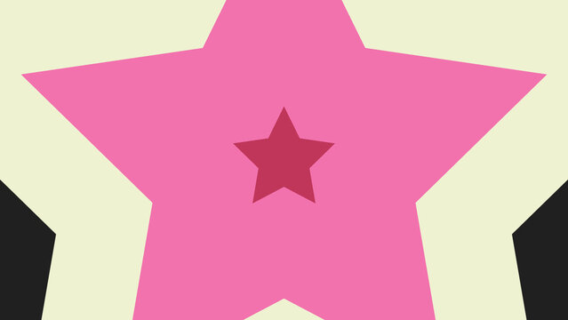 Stars Flat Shapes 5 Styles Horizontal Transitions 1 MOGRT 377