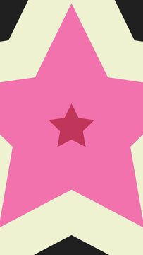 Stars Flat Shapes 5 Styles Vertical Transitions 1 MOGRT 378