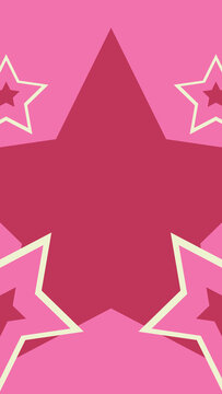 Stars Flat Shapes 5 Styles Vertical Transitions 2 MOGRT 381