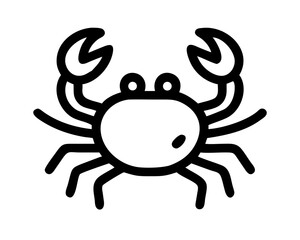 crab isolated on white