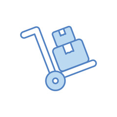 Logistics  Icon vector stock illustration