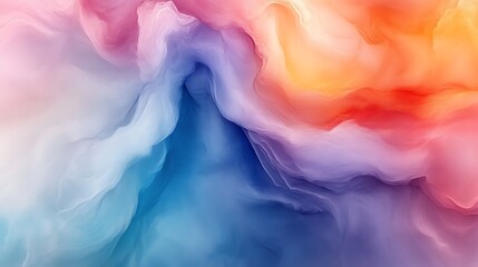 Obraz premium Abstract vibrant colorful fluid flows