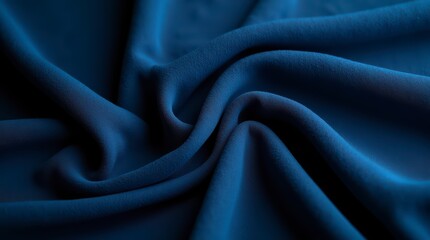 Obraz premium Flowing Blue Fabric Texture