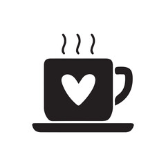 cup of coffee with heart