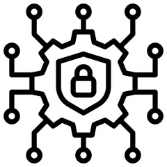 Cyber Security Icon