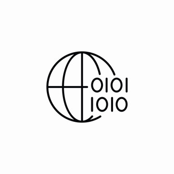 internet programming icon sign vector