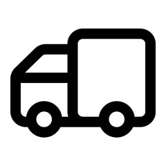 delivery van icon for illustration