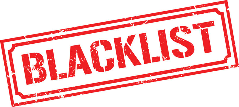 Blacklist stamp
