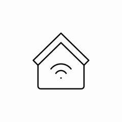 smart home devices icon sign vector