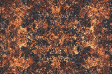 Abstract, textured surface with a pattern of warm, burnt orange and dark brown marbled effects.  The pattern is symmetrical and repetitive