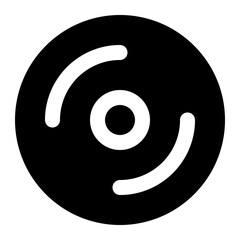 music disc icon for illustration