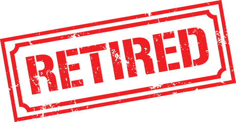 Grunge stamp retired