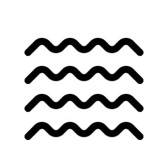 vector illustration of a wavy water