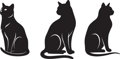 black cat silhouette