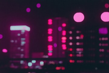 Blurred city lights night abstraction