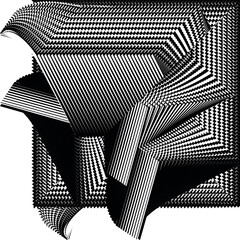Основные RGB op art creative dynamicpattern, abstract modern background, vector design element