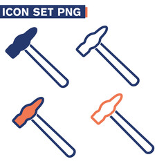 Hammer - icona  - illustrazioni