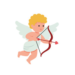 Vector of a cupid on transparent background