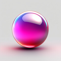 glass sphere isolated