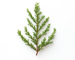 Close-up of a small, vibrant green branch