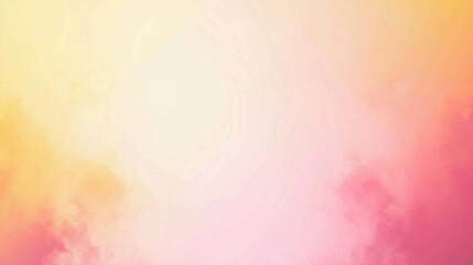 Pastel Pink and Yellow Sky Dreamy Soft Clouds Background Texture