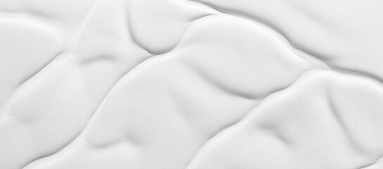 Obraz premium Abstract textured surface of smooth, white substance