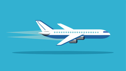 Airplane Takeoff Silhouette