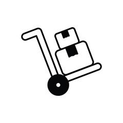 Logistics  Icon vector stock illustration
