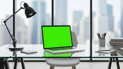 computer monitor with blank screen