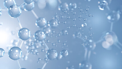 dihydroergocryptine molecular structure 3d, antiparkinsonian agent structural chemical formula view from a microscope