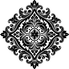 Border Pattern Baroque Vintage Motif