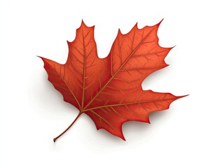 Vibrant autumn maple leaf (1)
