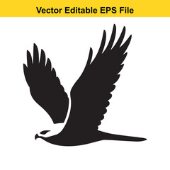 Majestic Bald Eagle Soaring Gracefully A Symbol of Freedom and Power Vintage Engraved Illustration for American Patriotism and Wildlife