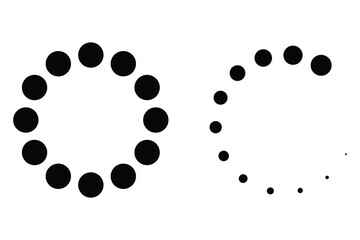  loading or uploading icon vector illustration symbol. 