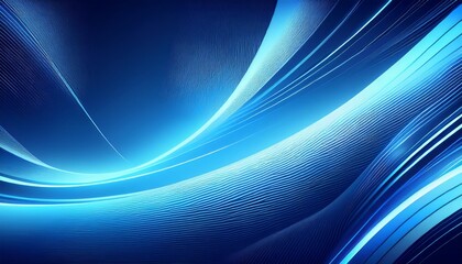 abstract blue background with shiny lines and space for text illustration