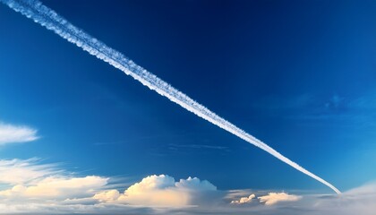 vapour trail in the sky