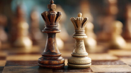 black chess pieces