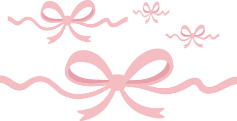 pink rainbow bow tie with ribbon