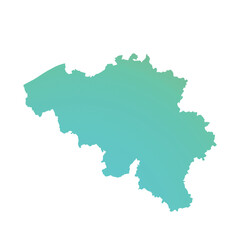 Obraz premium Map of Belgium, sign silhouette. World Map Globe. Vector Illustration isolated on transparent background. Europe continent.