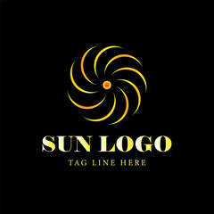 Sunshine Vector Logo Template