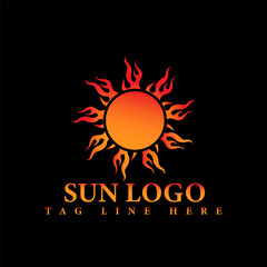 Sun Vector illustration Icon