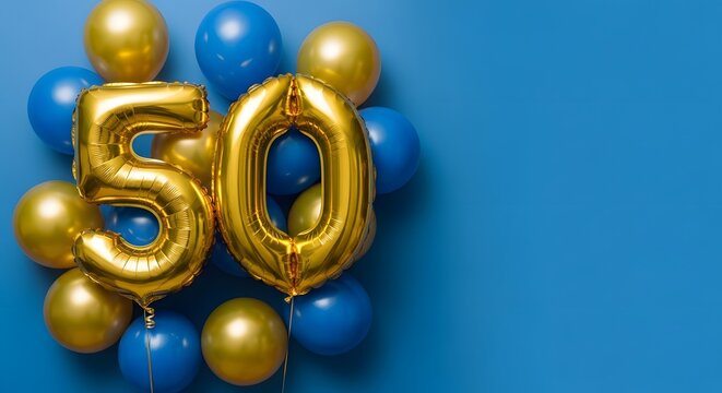 Golden Balloons Celebrate 50th Anniversary
