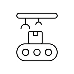 Manufacturing  Icon vector stock illustration