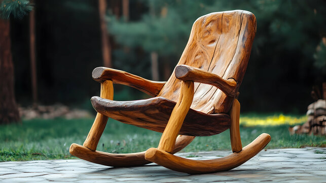 Outdoor wooden rocking chair ee8a  3F899