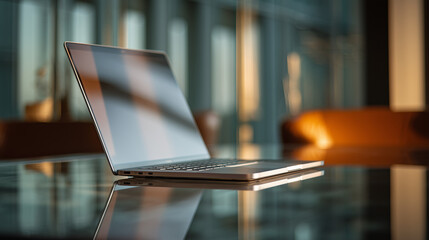 laptop in the office