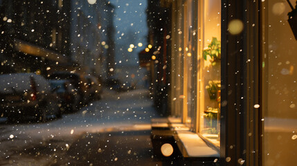 rain on the window