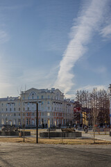 sky in city