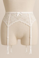 suspender belt on display for sale AI generated